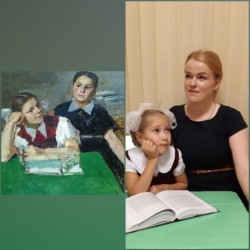 Работа № 14 (г. Архангельск, ученица 1-А класса Ксения Чуркина и её классный руководитель Елена Сергеевна Зайцева) 14